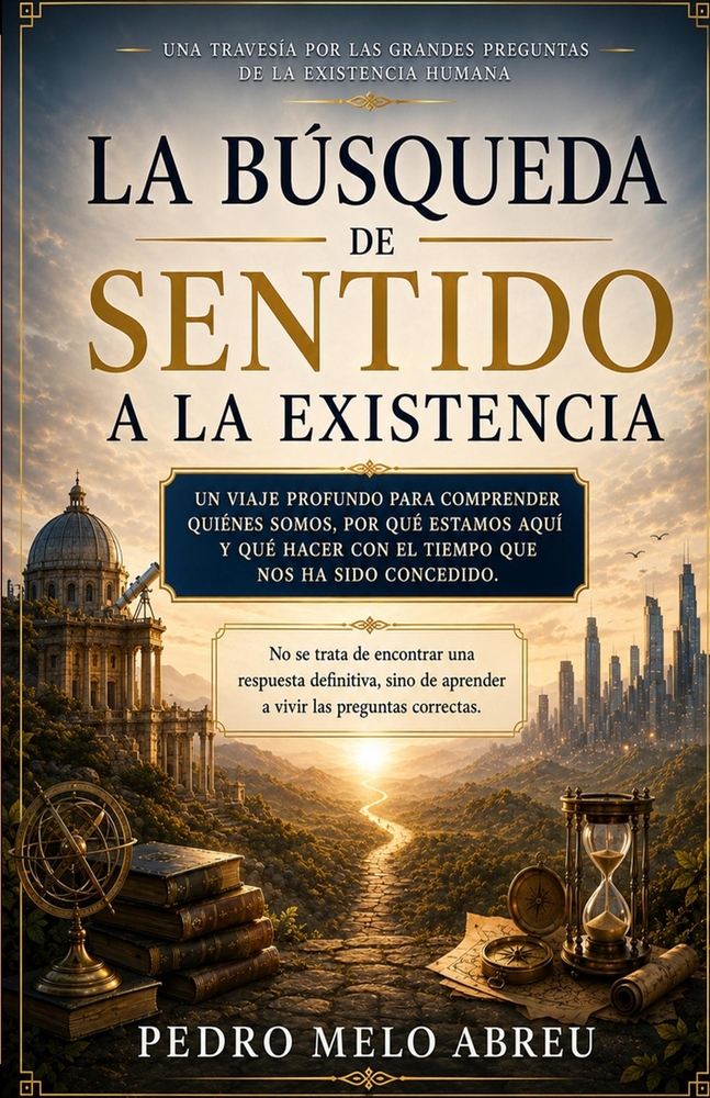 La Búsqueda del Sentido de la Existencia: Una exploración sobre el propósito, la libertad, la muerte y la construcción de una vida con significado cover