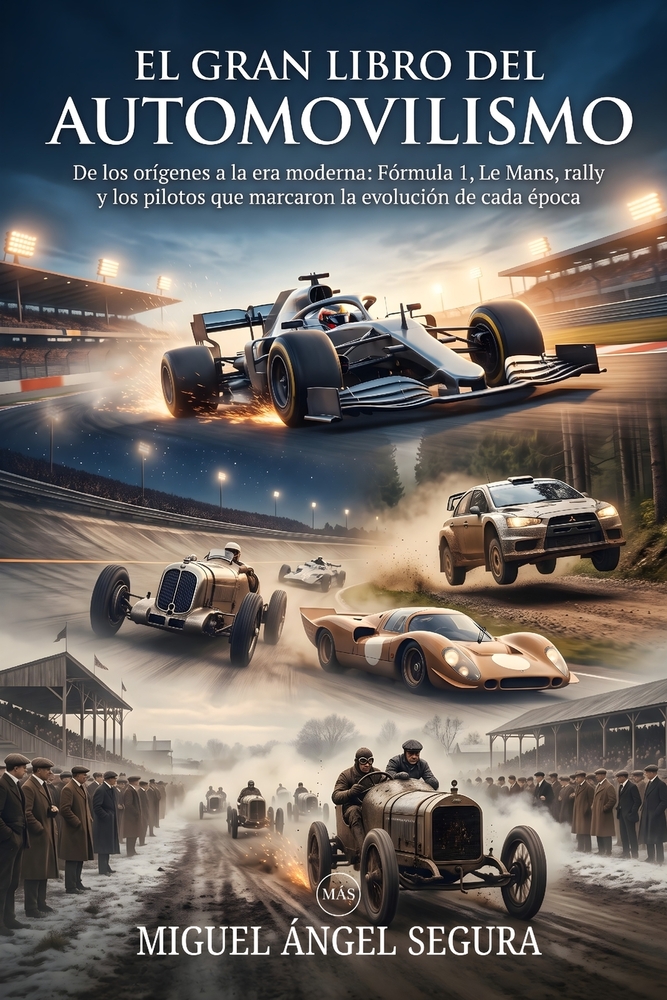 El Gran Libro del automovilismo: De los orígenes a la era moderna: Fórmula 1, Le Mans, rally y los pilotos que marcaron la evolución de cada época cover