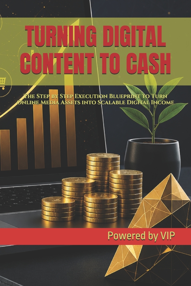 Turning Digital Content to Cash: The Step by Step Execution Blueprint to Turn Online Media Assets into Scalable Digital Income cover