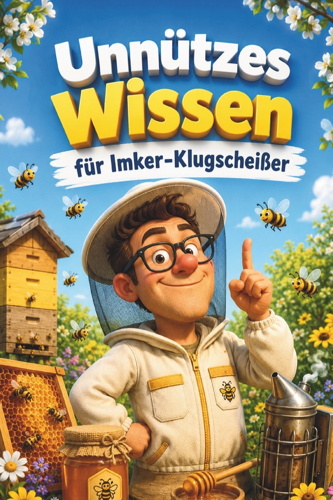 Unnützes Wissen für Imker-Klugscheißer: Kuriose & witzige Fakten als Geschenk für Imker cover