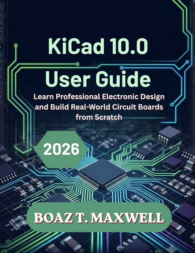 KiCad 10.0 User Guide: Learn Professional Electronic Design and Build Real-World Circuit Boards from Scratch cover