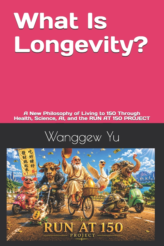 What Is Longevity?: A New Philosophy of Living to 150 Through Health, Science, AI, and the RUN AT 150 PROJECT cover