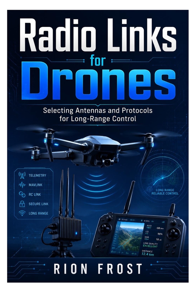 Radio Links for Drones: Selecting Antennas and Protocols for Long-Range Control cover