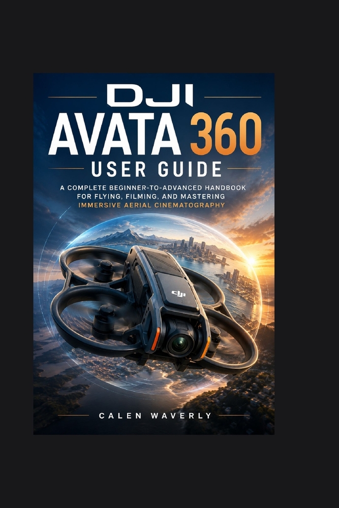 DJI Avata 360 User Guide: A Complete Beginner-to-Advanced Handbook for Flying, Filming, and Mastering Immersive Aerial Cinematography cover
