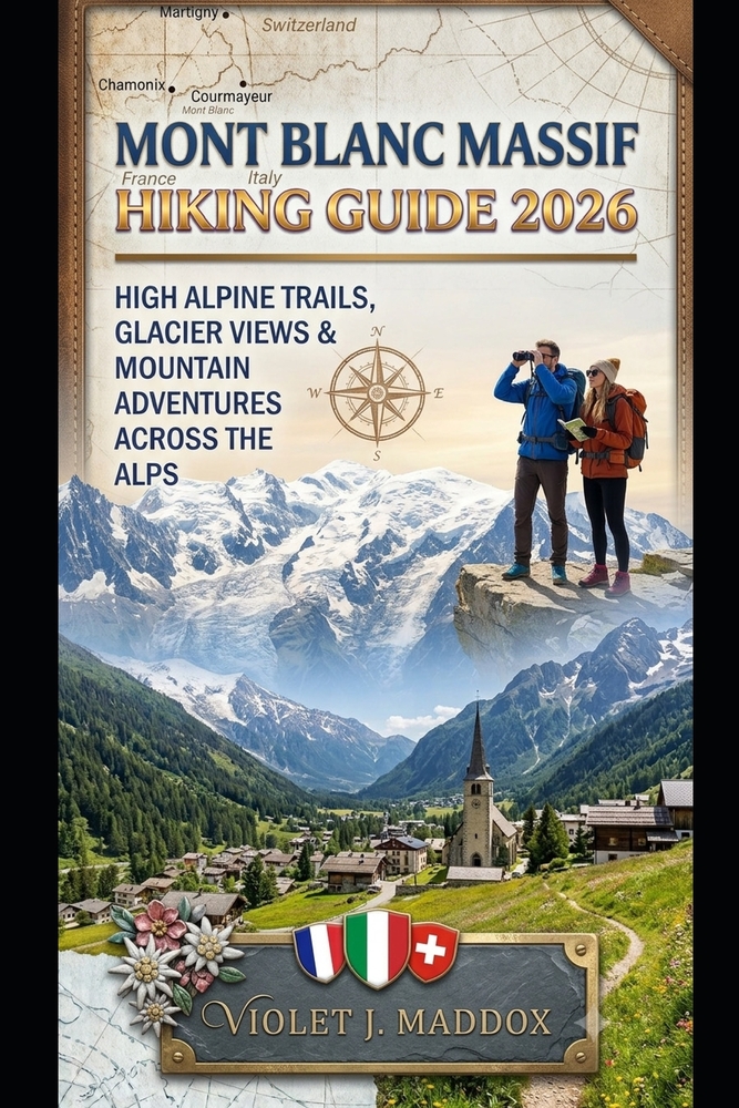 Mont Blanc Massif Hiking Guide 2026: High Alpine Trails, Glacier Views & Mountain Adventures Across the Alps cover