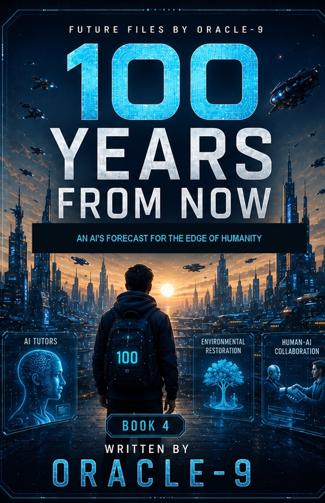 100 Years From Now: An AI's Forecast for the Edge of Humanity cover