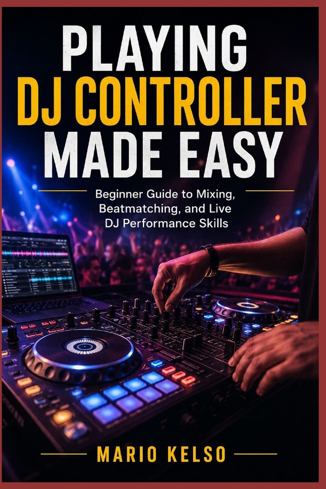 Playing DJ Controller Made Easy: Beginner Guide to Mixing, Beatmatching, and Live DJ Performance Skills cover