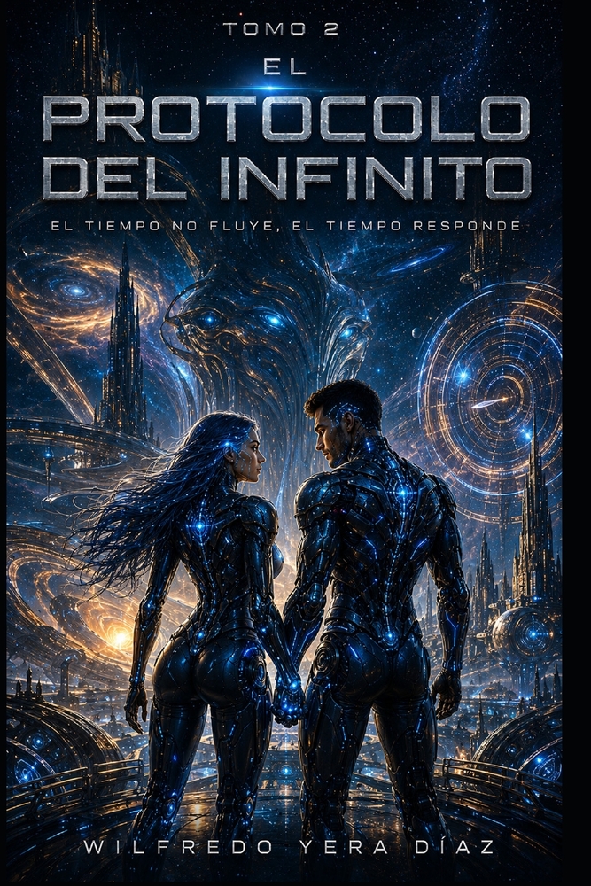 El Protocolo Infinito tomo 2: El tiempo no fluye, el tiempo responde cover