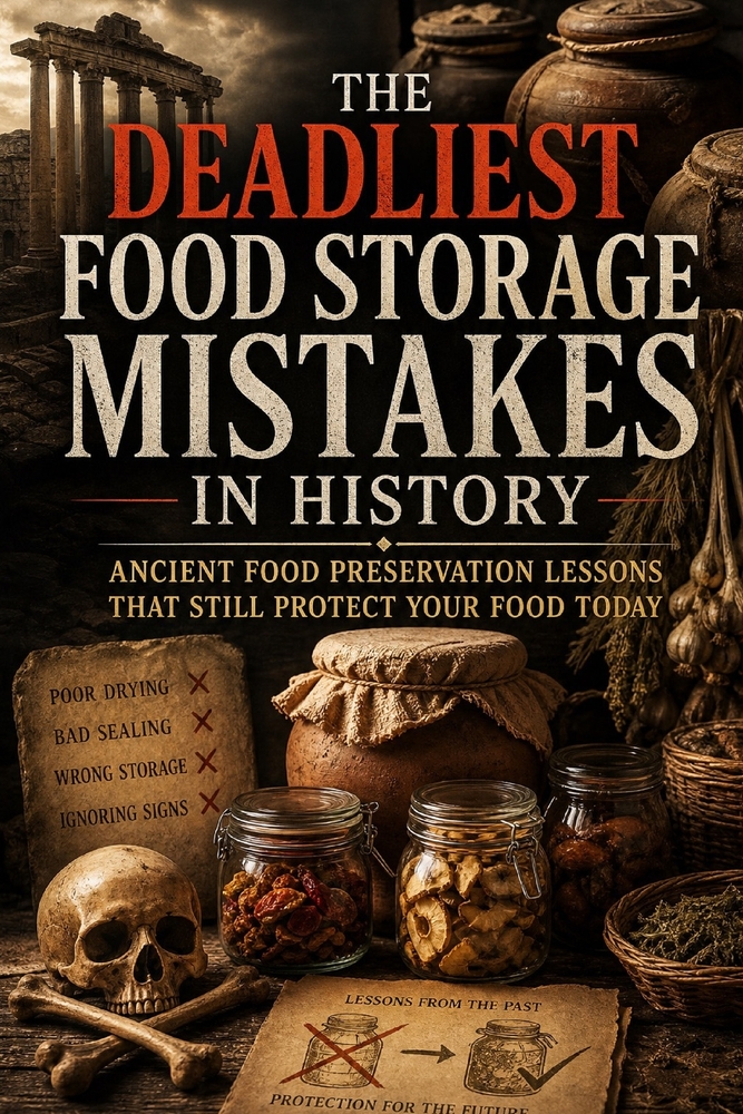 The Deadliest Food Storage Mistakes in History: Ancient Food Preservation Lessons That Still Protect Your Food Today cover