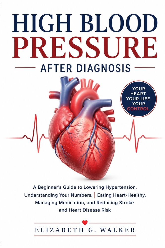 High Blood Pressure After Diagnosis: A Beginner's Guide to Lowering Hypertension, Understanding Your Numbers, Eating Heart-Healthy, Managing Medicatio cover