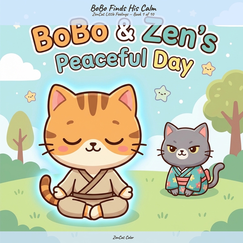 BoBo Finds His Calm: A ZenCat Little Feelings Story About Anger and Breathing cover