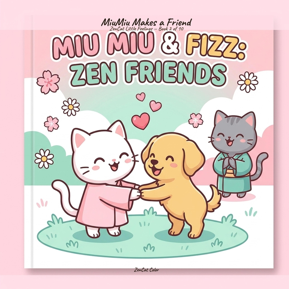 MiuMiu Makes a Friend: A ZenCat Little Feelings Story About Shyness and Friendship cover