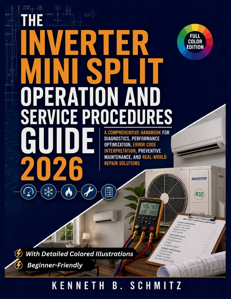 The Inverter Mini Split Operation and Service Procedures Guide 2026: A Comprehensive Handbook for Diagnostics, Performance Optimization, Error Code In cover