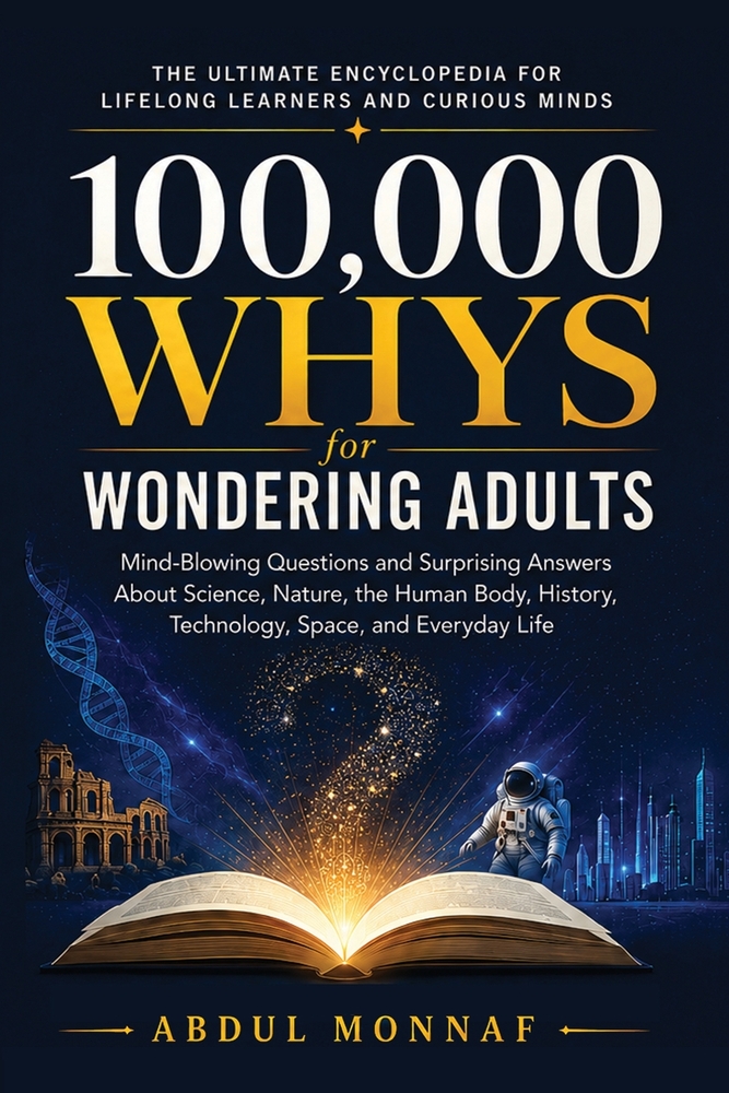 100,000 Whys for Wondering Adults: Mind-Blowing Questions and Surprising Answers About Science, Nature, the Human Body, History, Technology, Space, an cover