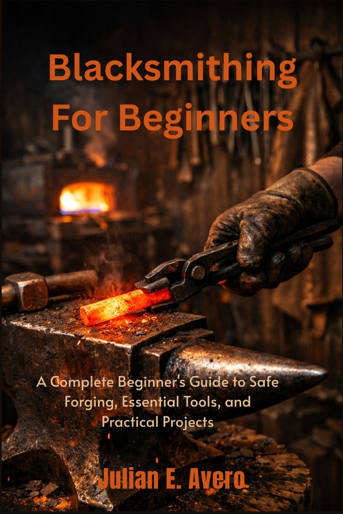Blacksmithing For Beginners: A Complete Beginner's Guide to Safe Forging, Essential Tools, and Practical Projects cover