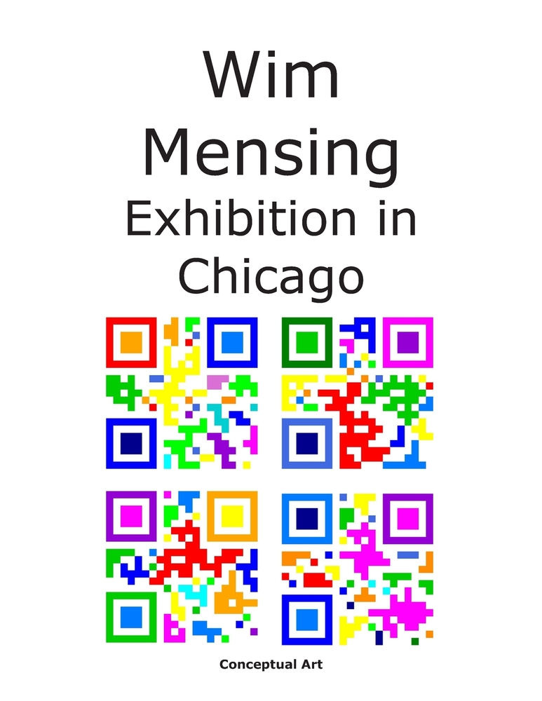 Wim Mensing Exhibition in Chicago cover