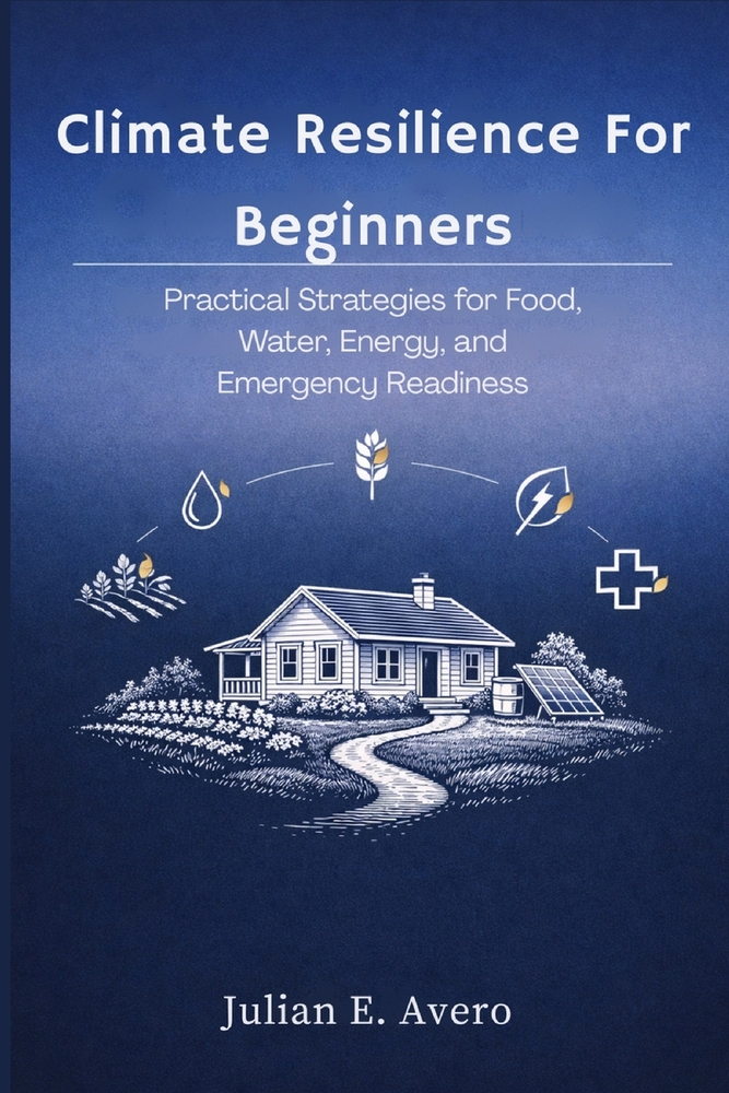 Climate Resilience For Beginners: Practical Strategies for Food, Water, Energy, and Emergency Readiness cover