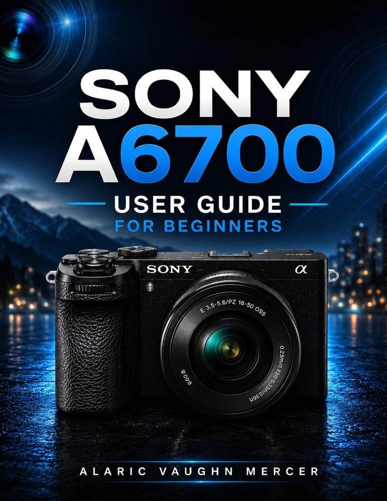 SONY A6700 User Guide for Beginners: Learn Photography, Cinematic Video, AI Autofocus, Creative Settings, Lens Selection, and Professional Image Captu cover