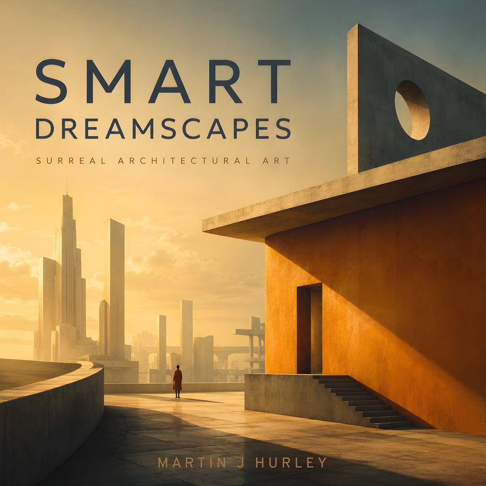 Smart Dreamscapes: Surreal Architectural Art Inspired by Future Cities, Quiet Places and Imaginary Worlds cover