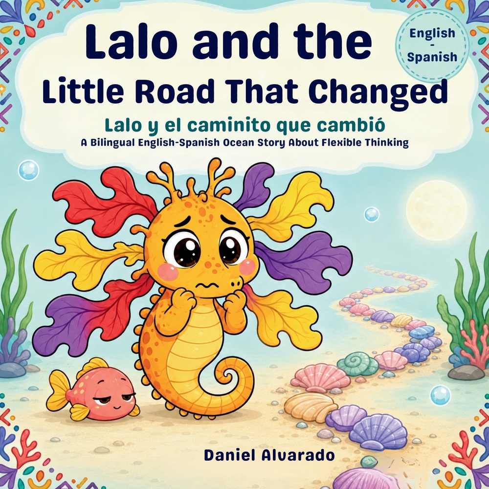 Lalo and the Little Road That Changed - Lalo y el caminito que cambió: A Bilingual English-Spanish Ocean Story About Flexible Thinking - Un cuento bil cover