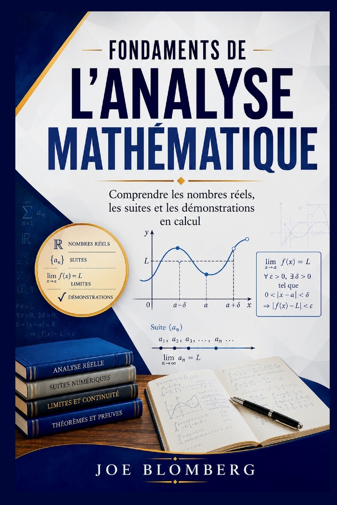 Fondements de l'Analyse Mathématique: Comprendre les nombres réels, les suites et les démonstrations en calcul différentiel cover