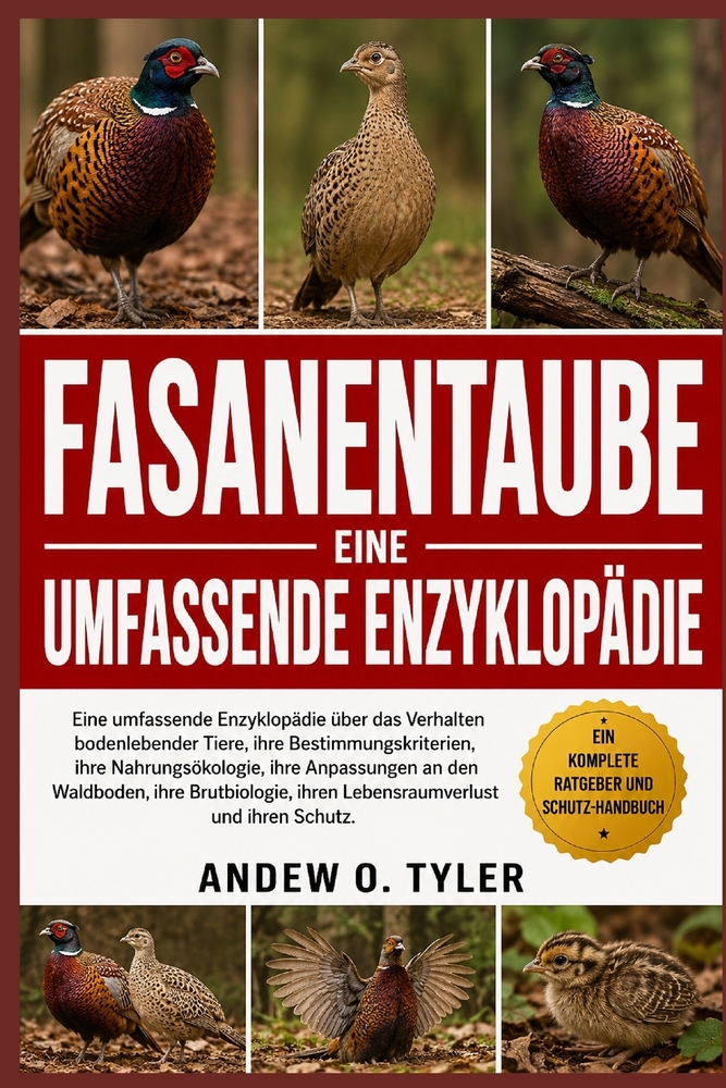 Fasanentaube: Eine umfassende Enzyklopädie über das Verhalten bodenlebender Tiere, ihre Bestimmungskriterien, ihre Nahrungsökologie, ihre Anpassungen cover