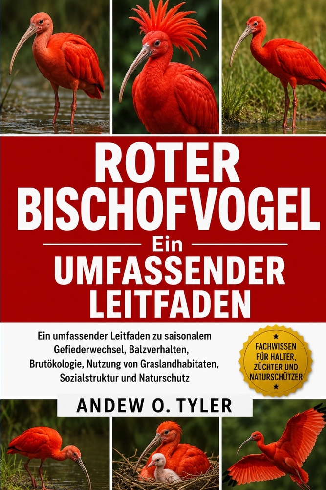 Roter Bischofvogel: Ein umfassender Leitfaden zu saisonalem Gefiederwechsel, Balzverhalten, Brutökologie, Nutzung von Graslandhabitaten, Sozialstruktu cover