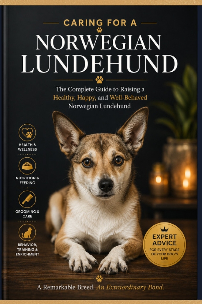Caring for a Norwegian Lundehund: The Complete Owner's Guide to the World's Rarest and Most Extraordinary Dog: Everything You Need to Know About Histo cover