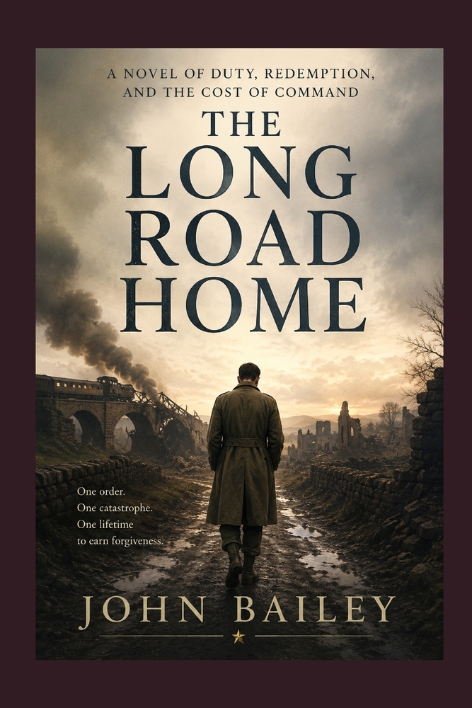 The Long Road Home: A Novel of Duty, Redemption, and the Cost of Command cover