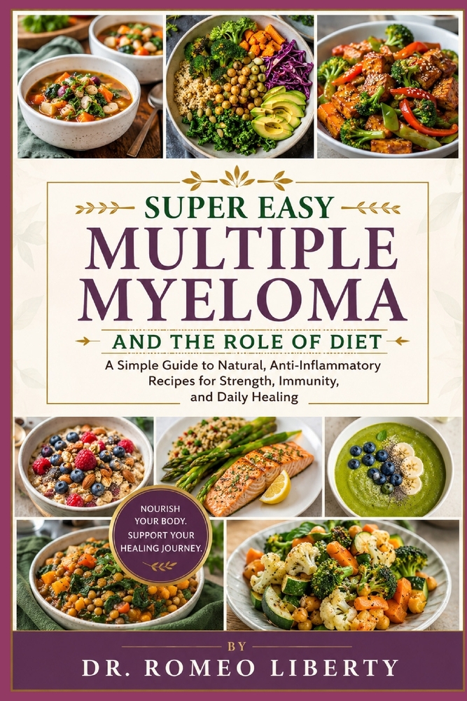 Super Easy Multiple Myeloma and the Role of Diet: A Simple Guide to Natural, Anti-Inflammatory Recipes for Strength, Immunity, and Daily Healing cover
