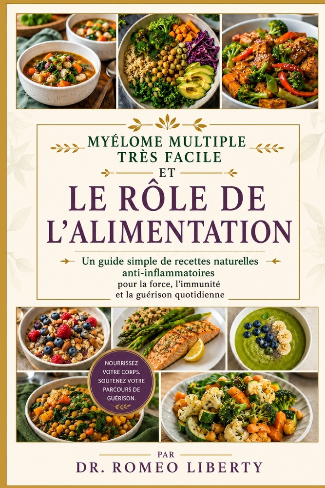 Myélome Multiple Très Facile Et Le Rôle de l'Alimentation: Un guide simple de recettes naturelles anti-inflammatoires pour la force, l'immunité et la cover
