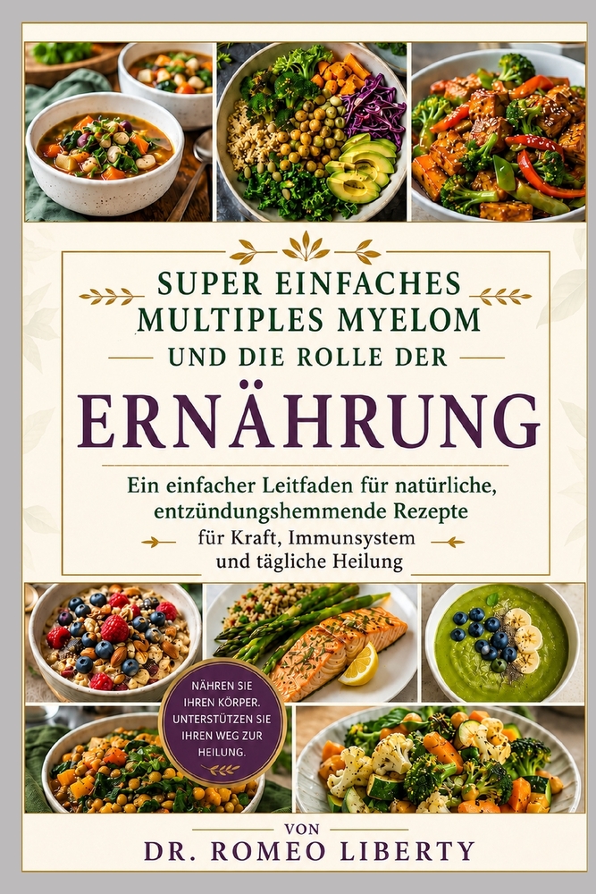 Super Einfaches Multiples Myelom Und Die Rolle Der Ernährung: Ein einfacher Leitfaden für natürliche, entzündungshemmende Rezepte für Kraft, Immunsyst cover