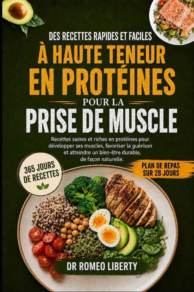 Des Recettes Rapides Et Faciles À Haute Teneur En Protéines Pour La Prise de Muscle: Recettes saines et riches en protéines pour développer ses muscle cover