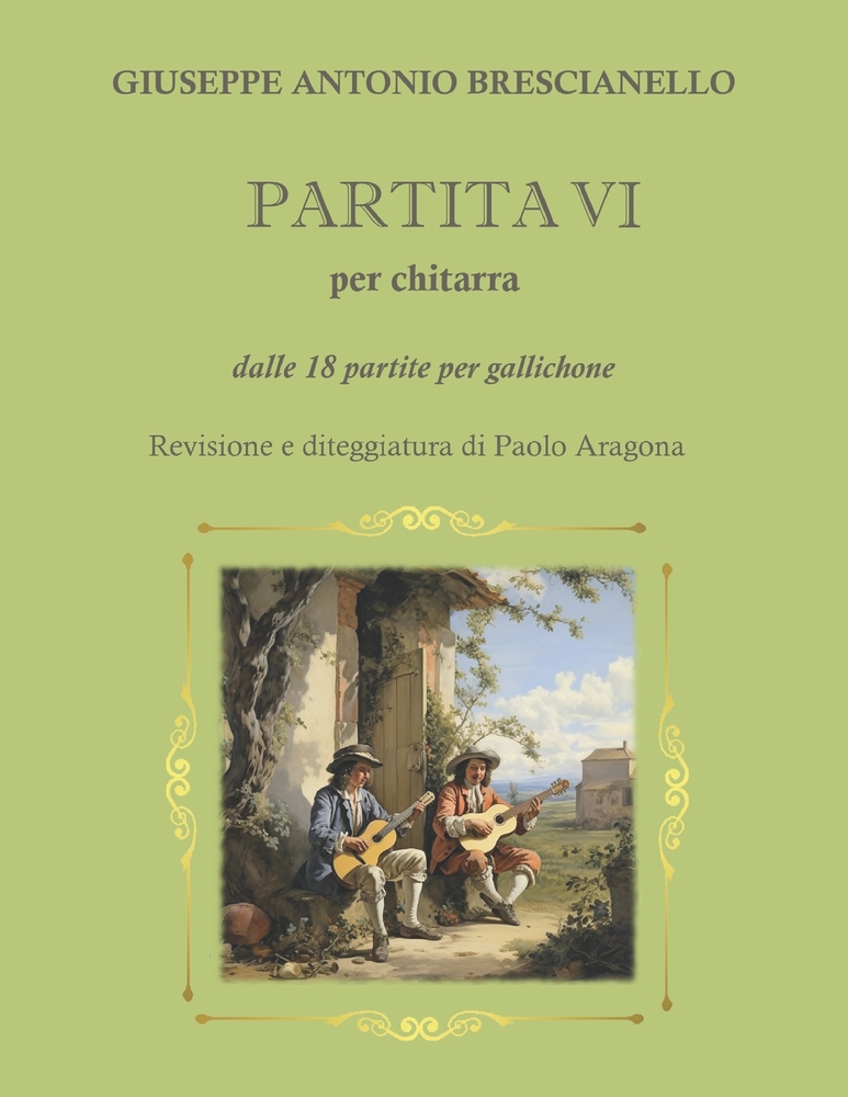 PARTITA VI per chitarra: dalle 18 partite per gallichone cover