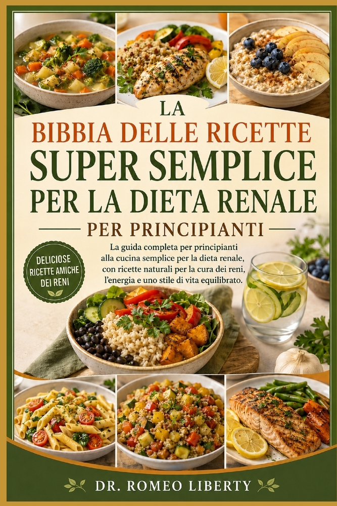 La Bibbia Delle Ricette Super Semplice Per La Dieta Renale Per Principianti: La guida completa per principianti alla cucina semplice per la dieta rena cover