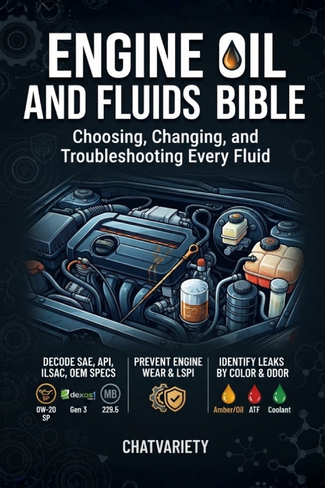 Engine Oil and Fluids Bible: Choosing, Changing, and Troubleshooting Every Fluid cover