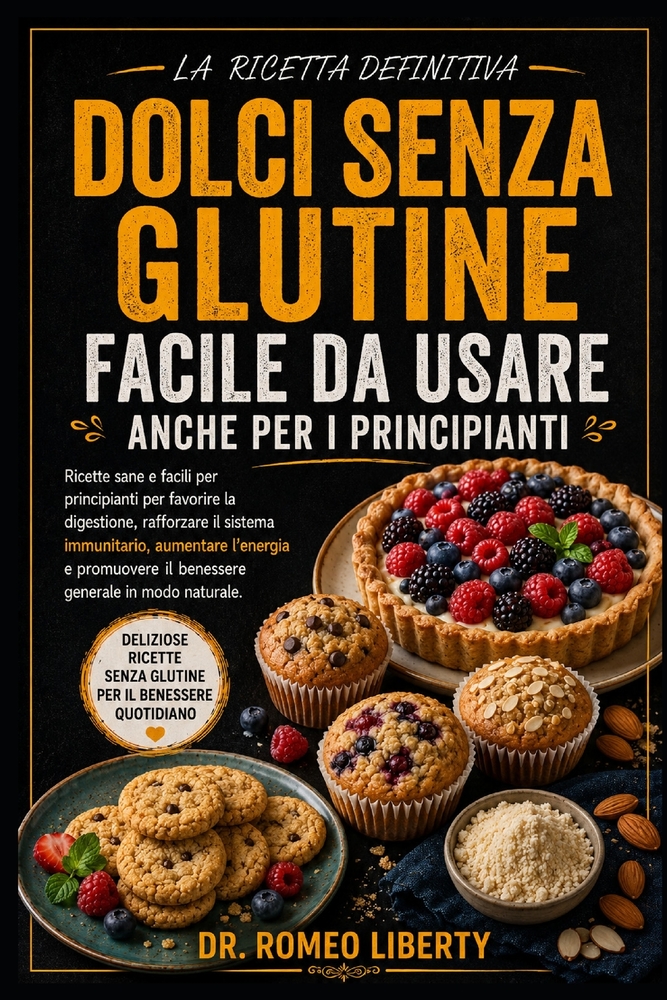 La Ricetta Definitiva Per Dolci Senza Glutine, Facile Da Usare Anche Per I Principianti: Ricette sane e facili per principianti per favorire la digest cover