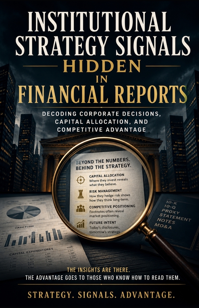 Institutional Strategy Signals Hidden in Financial Reports: Decoding Corporate Decisions, Capital Allocation, and Competitive Advantage cover