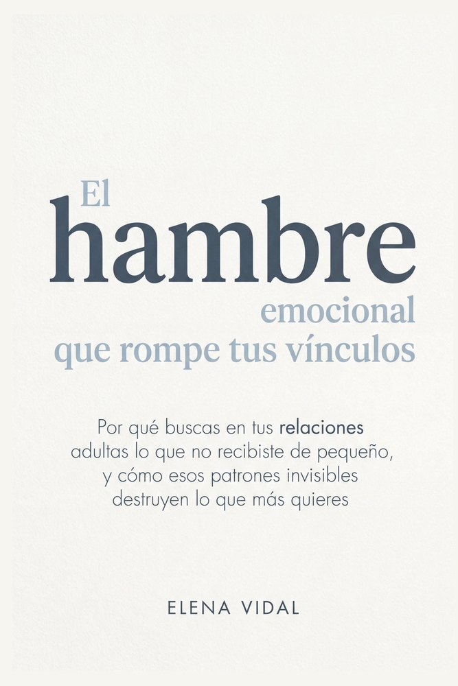 El Hambre Emocional que Rompe tus Vínculos: Por qué buscas en tus relaciones adultas lo que no recibiste de pequeño, y cómo esos patrones invisibles d cover
