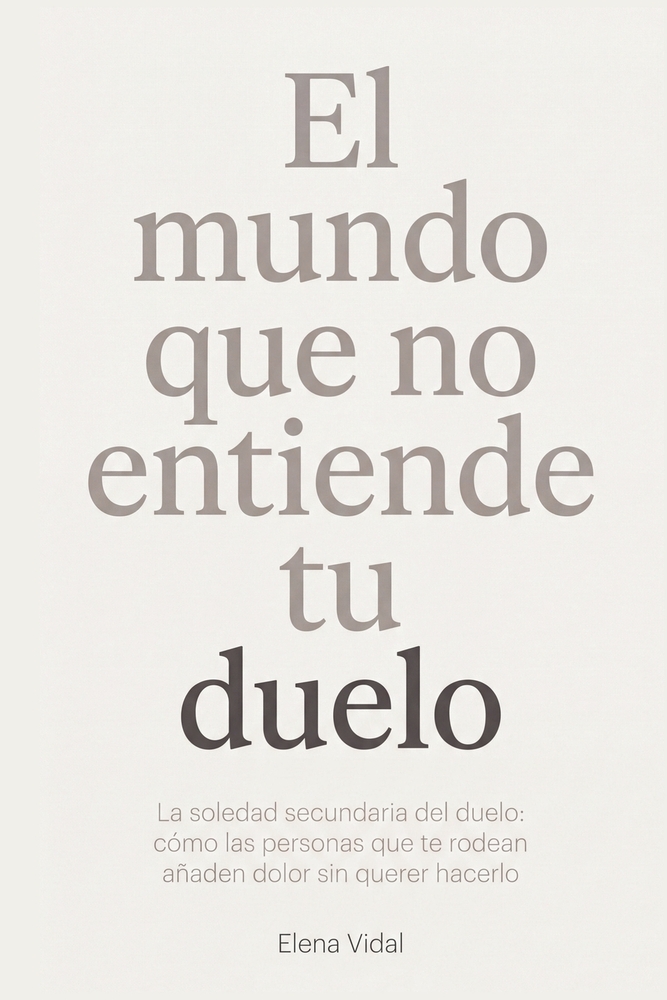 El Mundo que No Entiende Tu Duelo: La soledad secundaria del duelo: cómo las personas que te rodean añaden dolor sin querer hacerlo cover