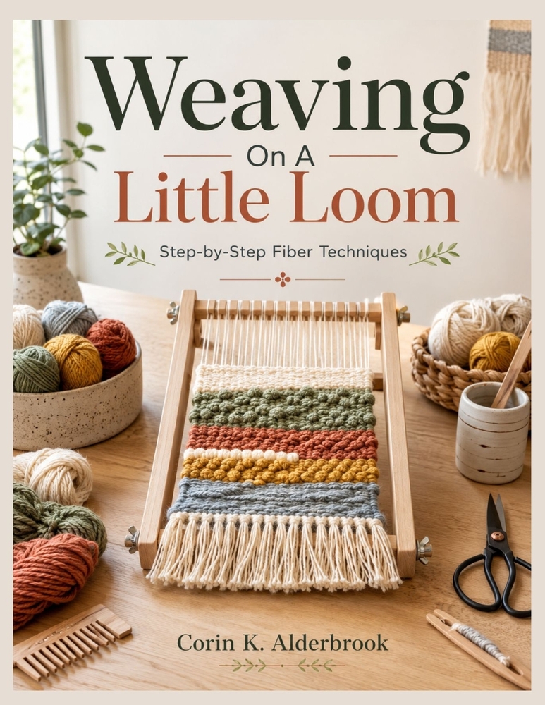 Weaving On A Little Loom: Step-by-Step Fiber Techniques cover