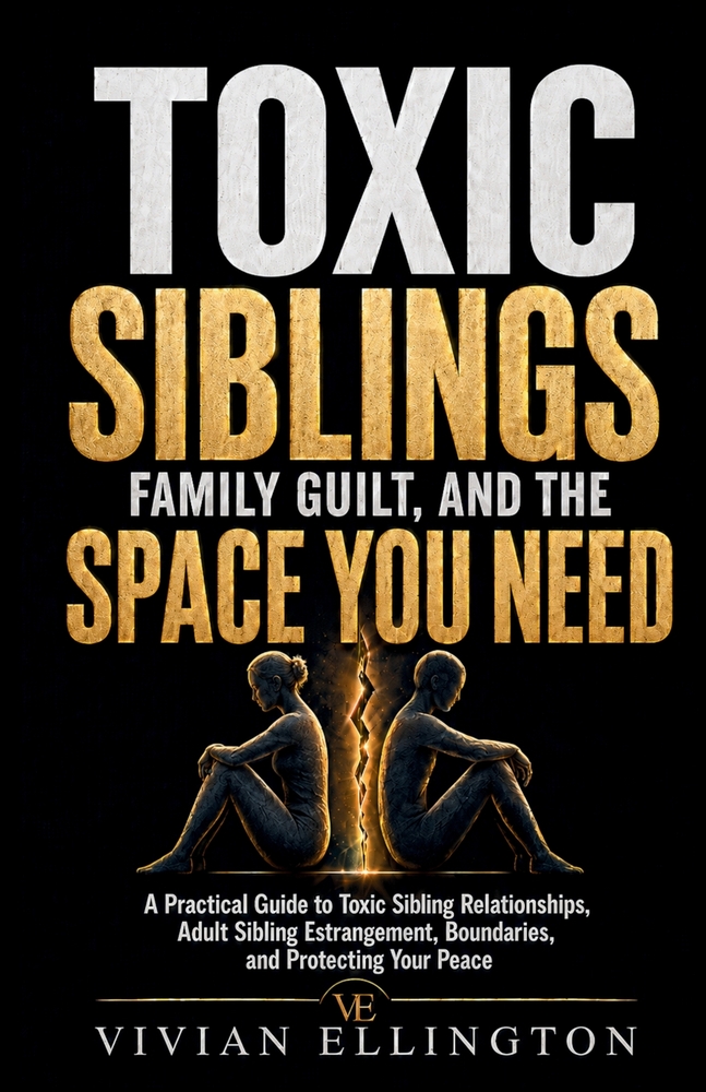 Toxic Siblings, Family Guilt, and the Space You Need: A Practical Guide to Toxic Sibling Relationships, Adult Sibling Estrangement, Boundaries, and Pr cover
