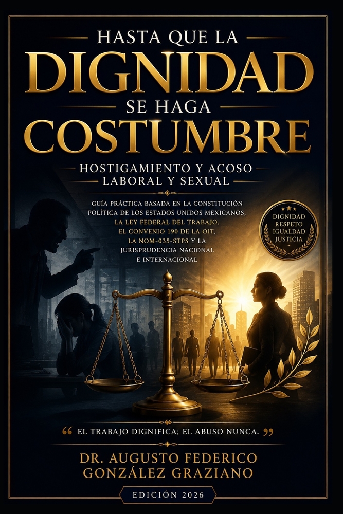 Hasta que la dignidad se haga costumbre: Hostigamiento y Acoso Laboral y Sexual: Guía práctica basada en la Constitución Mexicana, Ley Federal del Tra cover