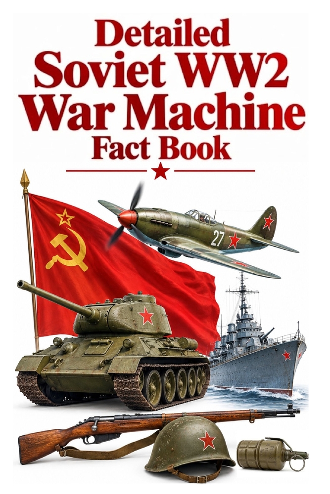 Detailed Soviet WW2 War Machine Fact Book cover