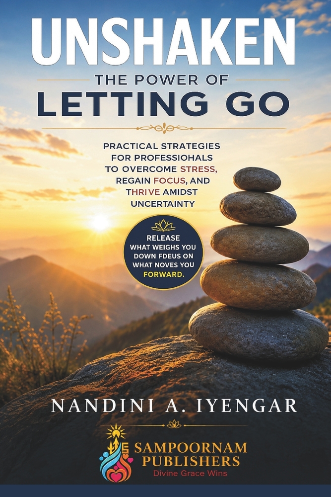 Unshaken: The Power of Letting Go: Practical Strategies for Professionals to Overcome Stress, Regain Focus, and Thrive Amidst Uncertainty cover