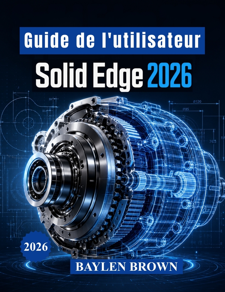 Guide de l'utilisateur Solid Edge 2026: Techniques avancées de modélisation 3D, de conception mécanique, de travail de la tôle et de flux de productio cover