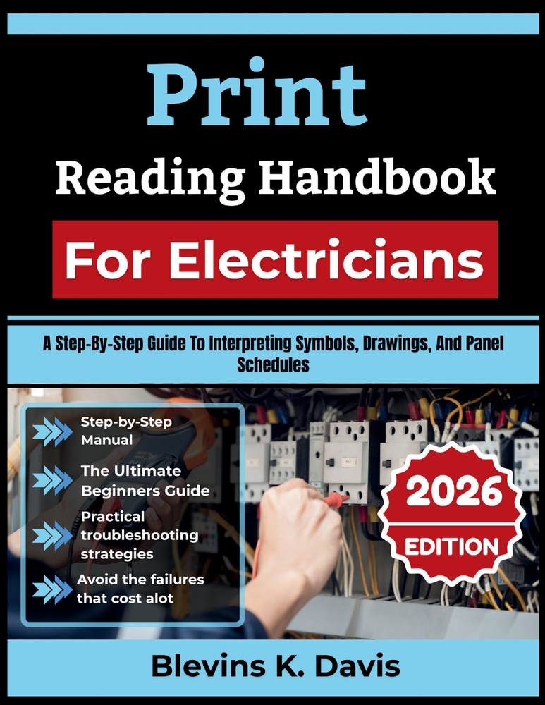 Print Reading Handbook For Electricians 2026: A Step-By-Step Guide To Interpreting Symbols, Drawings, And Panel Schedules cover