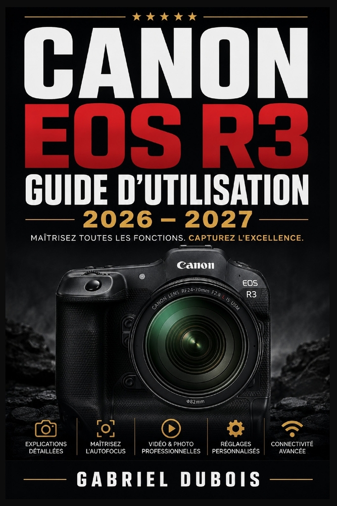 Canon EOS R3 Guide d'Utilisation 2026 - 2027: Le guide complet pour maîtriser votre boîtier professionnel Capteur BSI full-frame - Dual Pixel CMOS AF cover