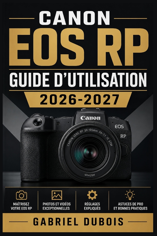 Canon EOS RP Guide d'Utilisation 2026-2027: Le Manuel Complet pour Maîtriser votre Appareil Photo Sans Miroir Plein Format cover