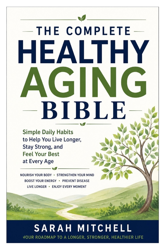 The Complete Healthy Aging Bible: Simple Daily Habits to Help You Live Longer, Stay Strong, and Feel Your Best at Every Age cover